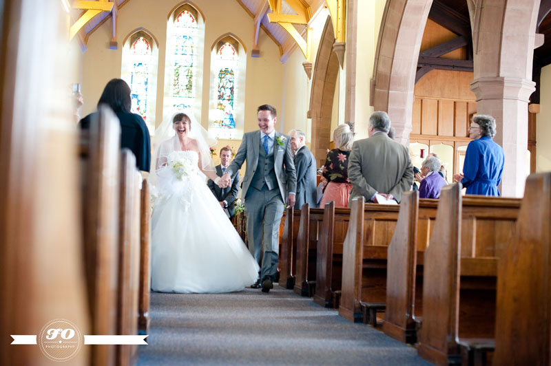 kelly & mike's wedding: bride in Justin Alexander 8483 wedding dress, dalton-in-furness