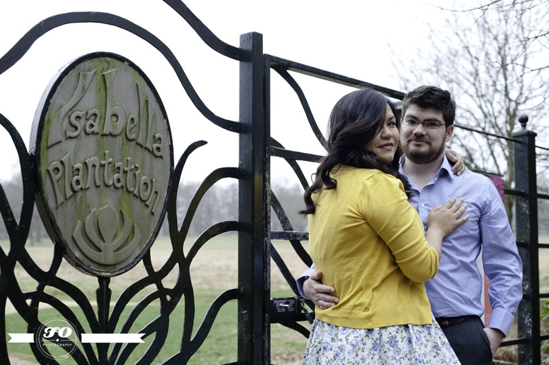 Isabella Plantation, Richmond Park, London, engagement session (4)