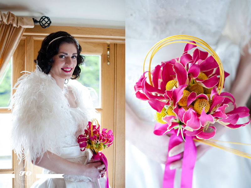 Rainbow bride, Oaks Farm Weddings, bridal shoot (2)
