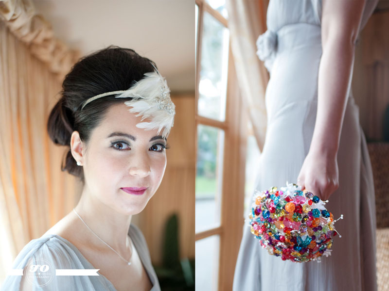 Rainbow bride, Oaks Farm Weddings, bridal shoot (6)