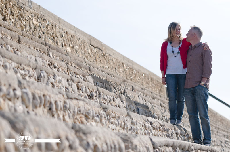Portrait photographs of married couple, Brighton beach, east sussex (17)