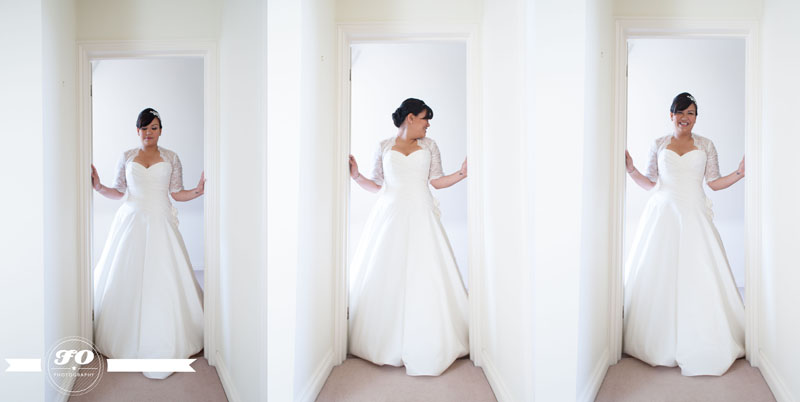 collage of charlotte balbier bride