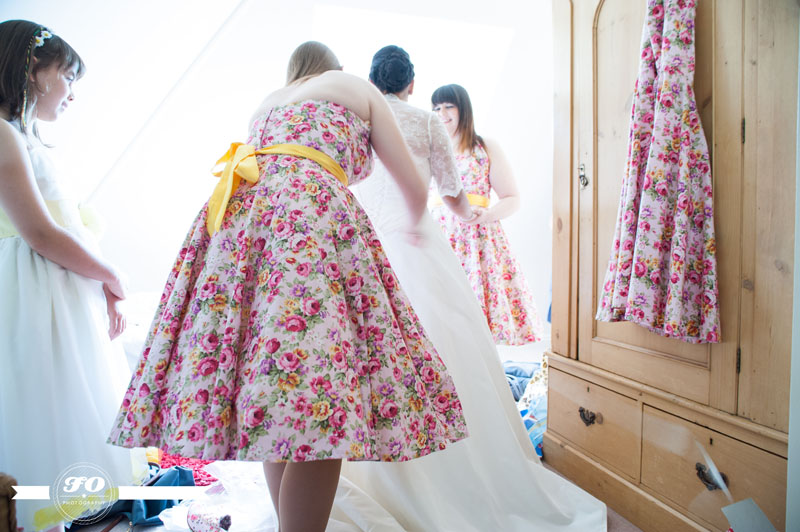 vivien of holloway pink and yellow floral 1950s dresses