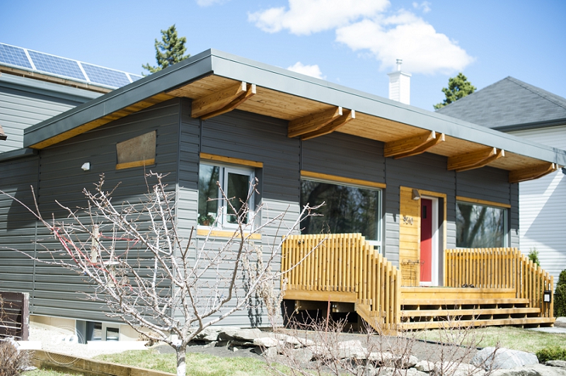 net zero home edmonton, eco friendly house