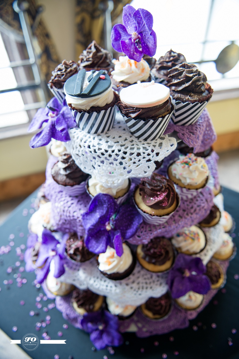 celtic hall edmonton wedding photographers, hey cupcake! cupcakes purple and chocolate