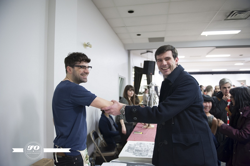 Raymond Biesinger at the royal bison