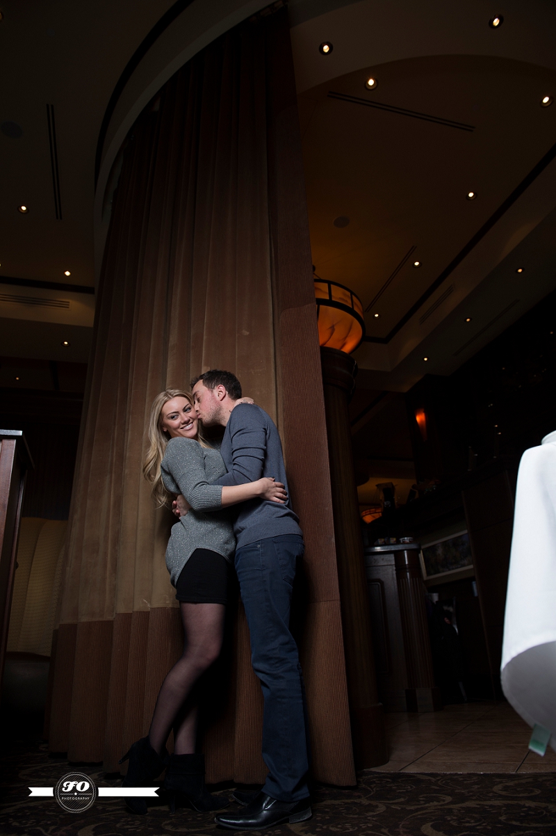 Ruth’s Chris Steak House engagement session