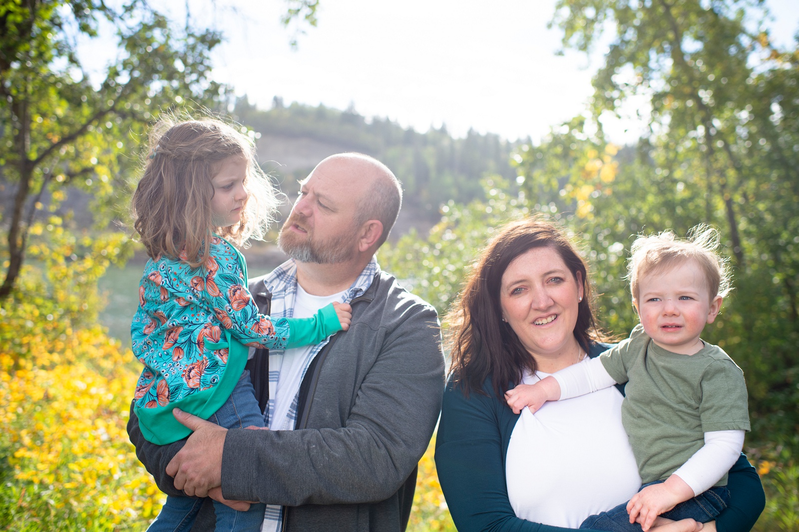 Fall Family session in Laurier Park, Edmonton