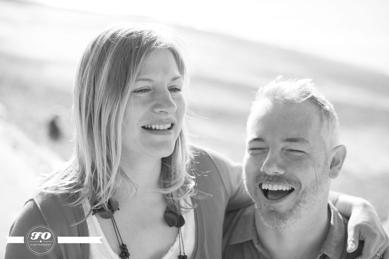Cherished portraits at Brighton Beach | Sharon & Barry