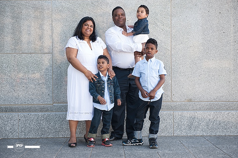 10-year wedding anniversary and family portraits